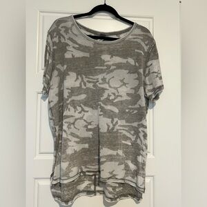 We the free free people faded camo T-shirt